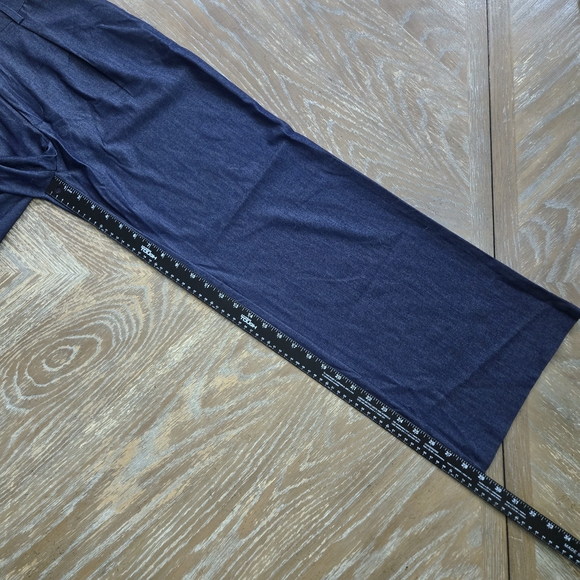 Cider XS High-Rise Wide Leg Denim Pants | Dark Wash | Front Pockets - Picture 3 of 8